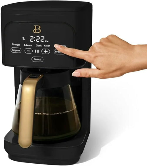 12 Cup Programmable Coffee Maker by Drew Barrymore (black)