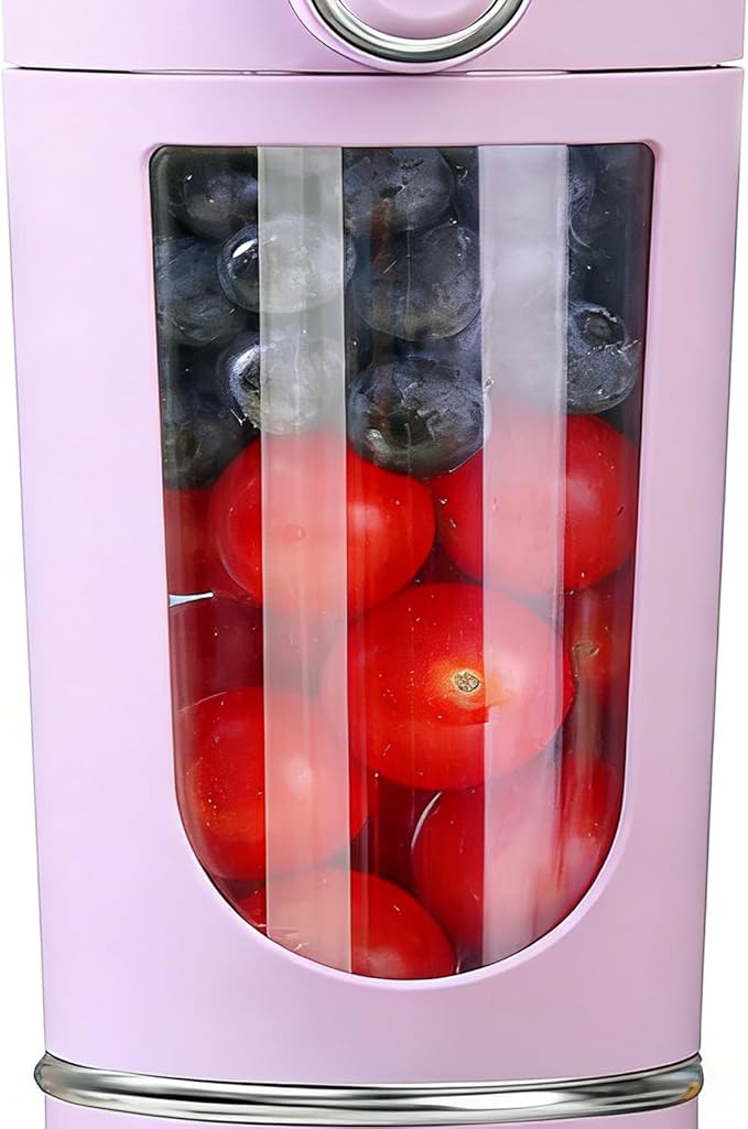 Portable Fruit Blender USB Rechargeable Mixer Electric Juice Cup High-Speed Maker Healthy Drink Blender Women Men Teens Adults Kitchen Gym Travel Dorm Apartment School Use