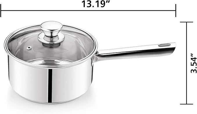 7-piece stainless steel cookware set non-stick cookware set with lids suitable for induction cookers kitchen set silver