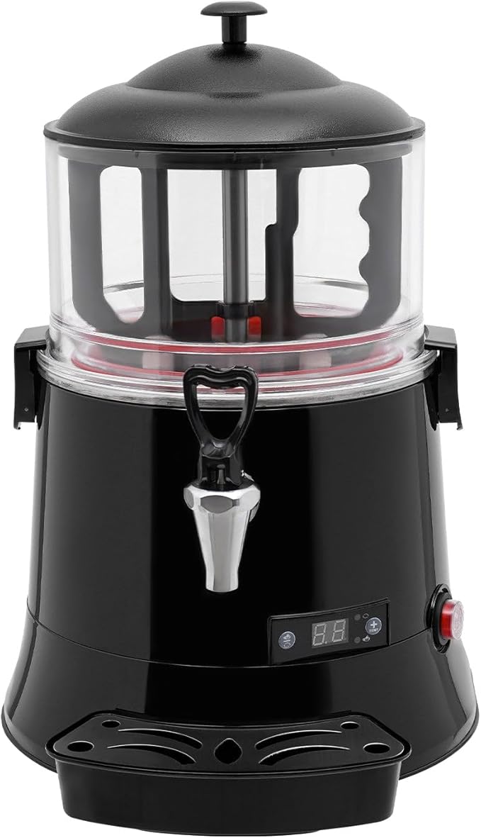 Stainless Steel Hot Chocolate Machine 5L Commercial Hot Chocolate Machine Maker Black Color