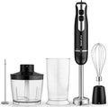 Upgraded Blender Handheld 1100W 20 Speed Settings Max 15500 RPM 5 in 1 Hand Blender with Milk Frother Handheld Food Processor Batidora De Mano Electrica Kitchen Appliances Black
