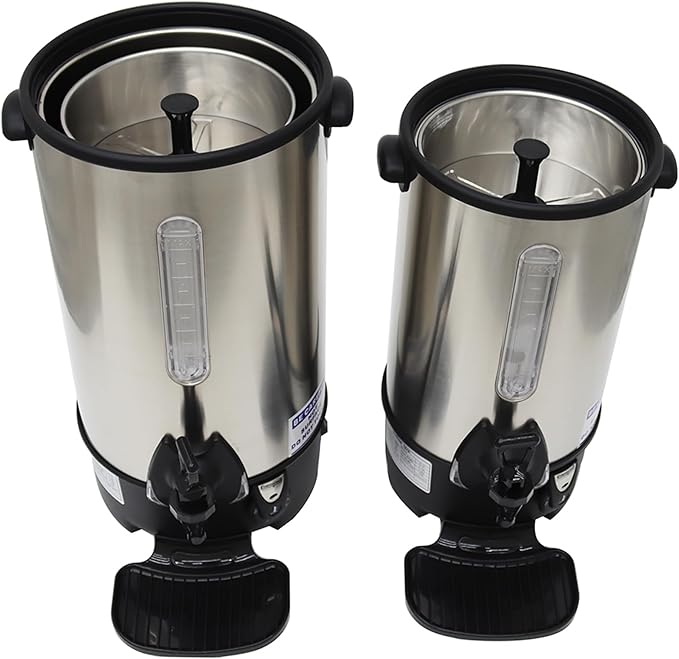110V Boiling Water Machine 15.4L Hot Coffee Dispenser Coffee Bucket Built-in with Stainless Steel Inner Tank 1500W