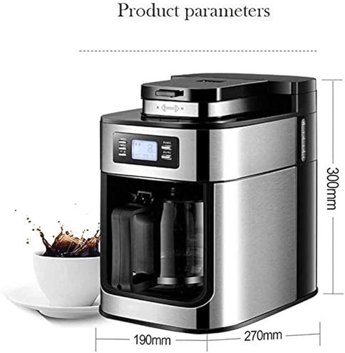 Drip Coffee Maker Grind and Brew Automatic Coffee Machine with Built-In Burr WIFI Automatic American Coffee Machine Coffee Grinder