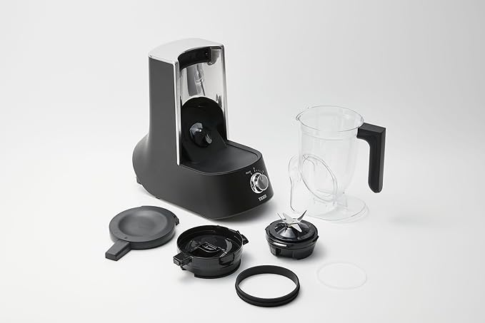 Tiger Smoothie Blender - Japanese Smoothie Maker for Smoothies Crushed Ice Milkshakes Soups Purees Sauces Matcha with Degree Diagonal-Blade Food Processor
