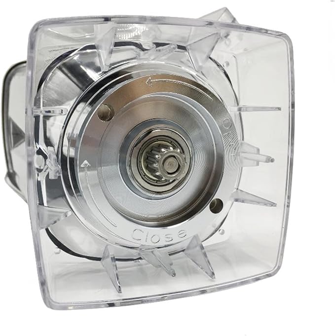 2L Square Container Jar Jug Pitcher Cup Bottom With Serrated Smoothies Blades Lid BPA FREE For Blender Spare Parts Large-Capacity