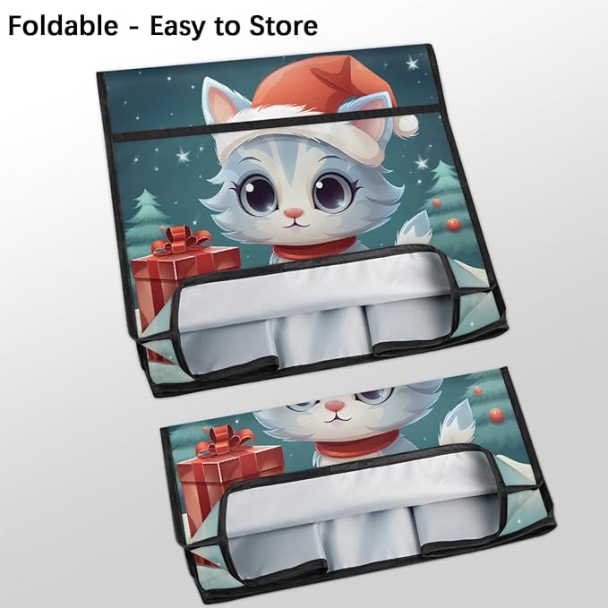 cfpolar Kitchen Aid Mixer Cover Compatible with 6-8 Quarts Christmas Hat Cute Cat Stand Mixer Cover Kitchen Aid Mixers Accessories Appliance Organizer Bag Dust Covers with Zipper Pocket