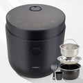 Low Carb Sugar Rice Cooker 2 Cups Uncooked and 4 Cups of Regular Cooking Small Carb Reducing Maker Rice and Grain Multi-Cooker with Stainless Steel and Nonstick Inner Pot