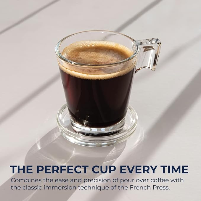Clever Coffee Dripper and Filters Large 18 oz Original Classic Design Safe BPA Free Plastic dripper coffee maker drip coffee maker pour over 100 filters coaster and lid