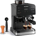 Elefor Espresso Machine 20 Bar Coffee Maker with grinder Black