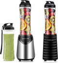 La Reveuse 300W Personal Size Blender (Silver) + La Reveuse 300W Personal Size Blender (Black)