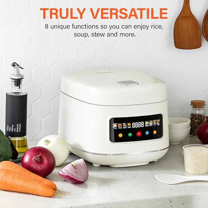 Rice Cooker 5 QuartMulti-Function Stew Fast Cooker Steam Bread Maker Rice Soup MakerQuick Rice Mode Non-stick Inner Pot