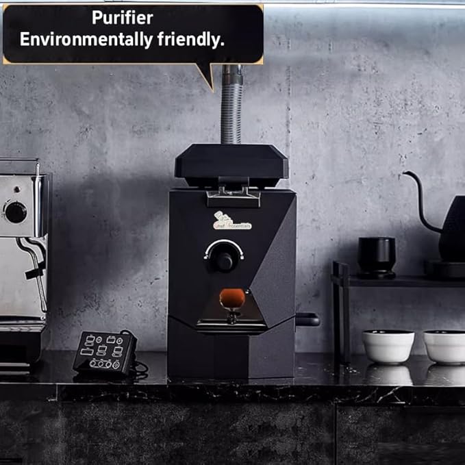 Electric Coffee Bean Roaster Machine Smokeless Drum Roasting for Home&ampCommercial Automatic Baking