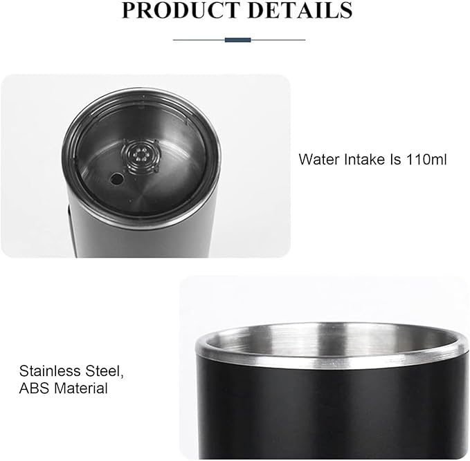 TsoLay Portable Coffee Machine 1800mAh Mini Camping Coffee Maker Type C Rechargeable 2-in-1 Fast Extraction and 100ml Water Tank Lightweight for Office Camping Hiking Home