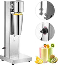Commercial Milkshake Machine 800ml Stainless Steel Electric Single Head Milk Bubble Tea Stirring Machine Smoothie Blender