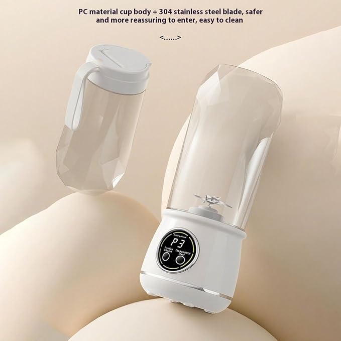 Electric Shake Maker Large Capacity Cup USB Rechargeable Motor Auto Shutoff Safety Lightweight Easy Trait Fitness Accessories Component Metal Base White Travel Work Hiking Ice