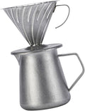 Hand Drip Coffee Maker 600ML 304Stainless Steel Coffee Server Professional Pouring Over Coffee Cup For Office Or Travel
