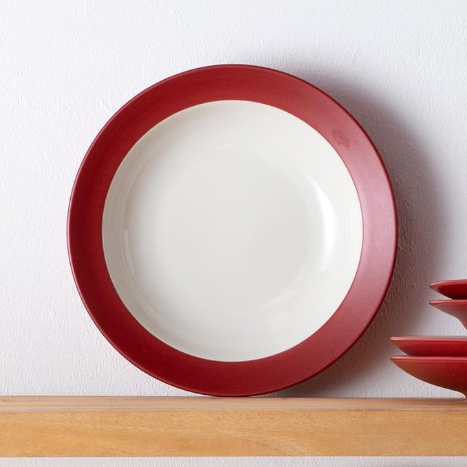Noritake Colorwave Raspberry 12-Piece Coupe Dinnerware Set Service for 4
