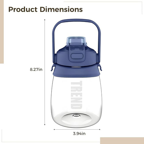 1100 Ml Travel Blender with Dual Lids Multi-Functional Electric Juice Cup Perfect for Fitness &amp Camping Type-C Charging