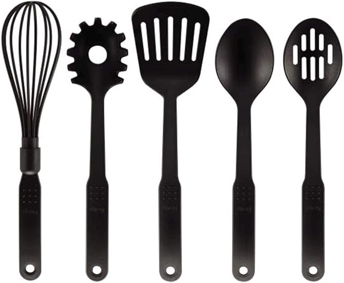 Faberware Black FARBERWARE Dishwasher Safe NONSTICK 11pce cookware Tools and bakware Set