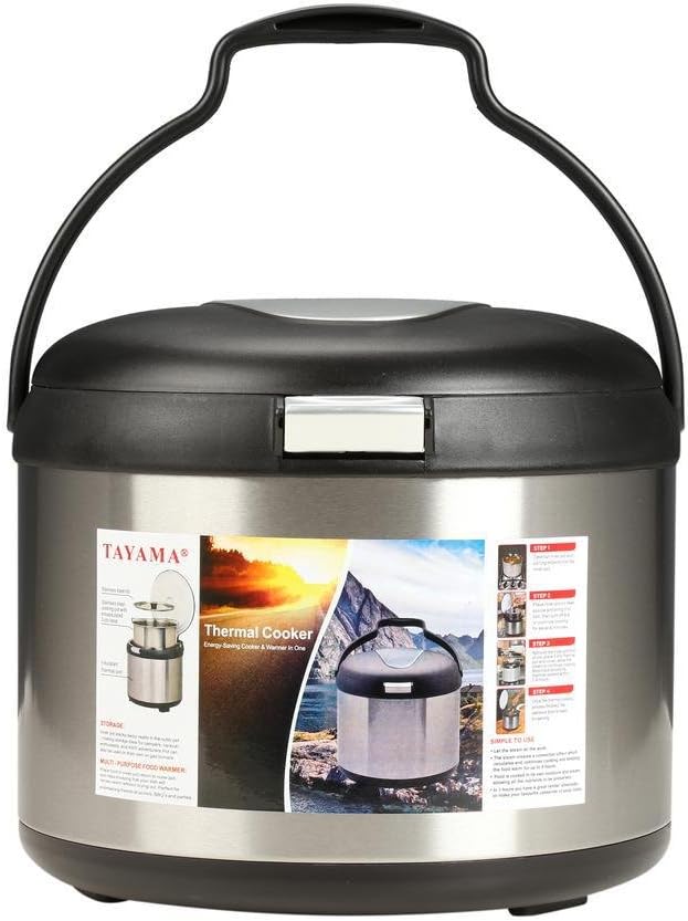 Tayama TXM-50CF Energy-Saving Thermal Cooker 5 L Black