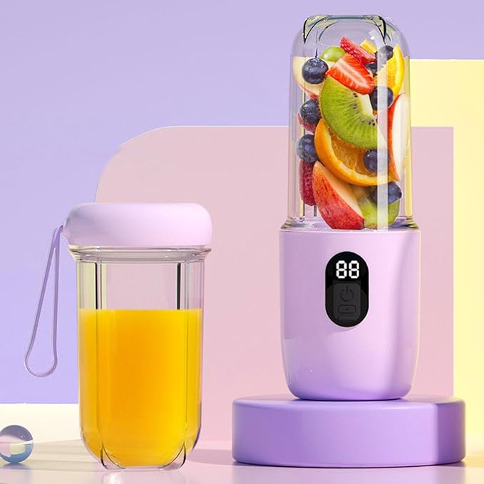 500ml Portable Shakes Maker USB Rechargeable Juicer Blenders Juicing Cup With Powerful Motor For Home And Gym Use Portable Blenders