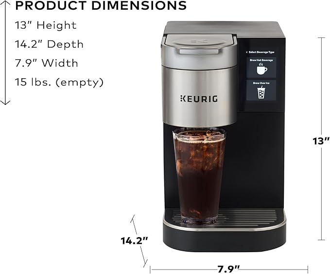 Keurig K-2550 Medium Business Single Serve Coffee Maker Plumbed Silver/Black