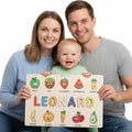 Personalized Name Puzzle for Toddlers 1-3 Customized Baby Girl Gift Custom Baby Boy Gift Wooden Name Puzzle for Kids Custom Baby Stuff Baby Nursery Room Decor - Set 4