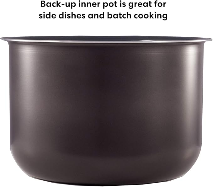 Instant Pot Ceramic Inner Slow Cooking Pot 6-Qt Non-Stick Coated Interior Rice Cooker