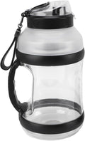 Yosoo Large Capacity 2L Sport Portable Blender with 6Blades for Shakes Smoothies 18000rpm High Speed Blender with 4000mAh Battery USB Charging Materials (Black)