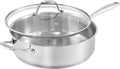 Guy Fieri's Flavortown 5 Qt. Stainless Steel Sautepan with Lid - Premium Three-Layer Cookware Oven-Safe up to 500F
