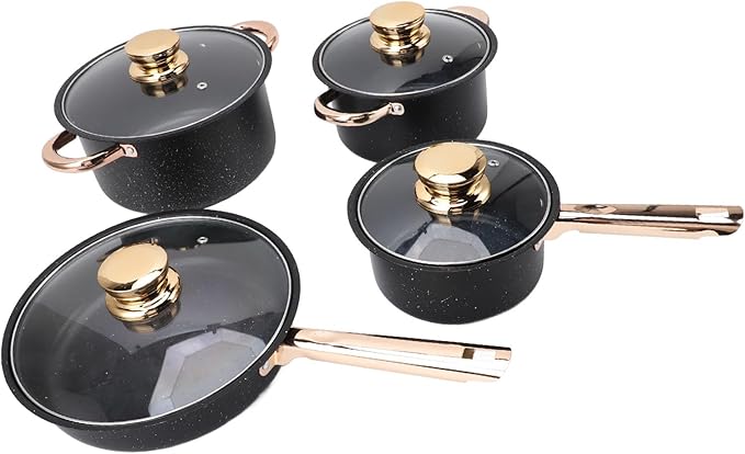 Cookware Set Soup Pot Frying Pan Set Maifan Stone Coating for Cooking