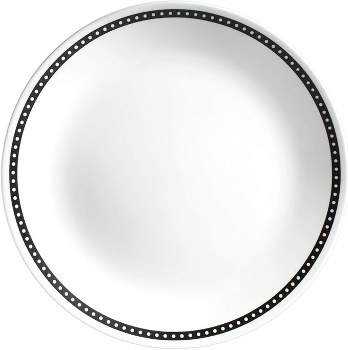 Corelle Vitrelle 18-Piece Service for 6 Dinnerware Set Triple Layer Glass and Chip Resistant Lightweight Round Plates and Bowls Set Ocean Blue