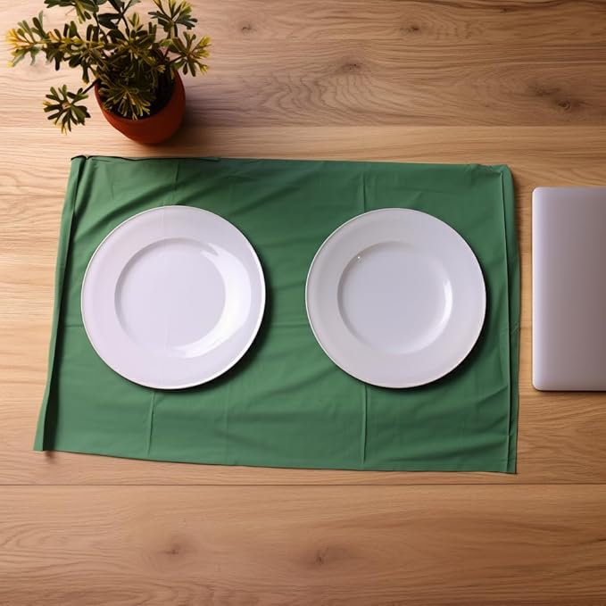 10IN White Anti-Shatter Dinner Plate Set Indoor/Outdoor Fruit/Dessert/Salad Plate Anti-Shatter Dinnerware Set Lead-Free Microwave Safe Dishwasher Safe - 8PCS(Shallow Dish)