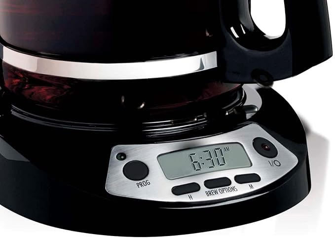 Hamilton Beach 49615C 12 Cup Programmable Coffee Maker Black (Renewed)