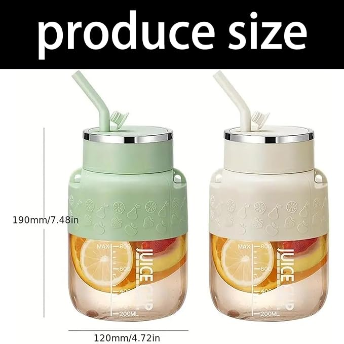 Travel USB 1000mAh Battery 700ml Portable Juicer with Ice Crush for Outdoor Office Protein Shakes Travel Blender Cup