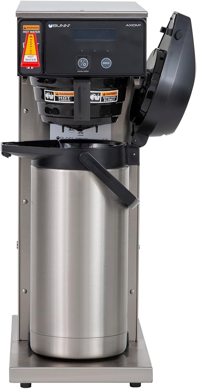 BUNN DV APS Axiom Dual Voltage Airpot Coffee Brewer with LCD