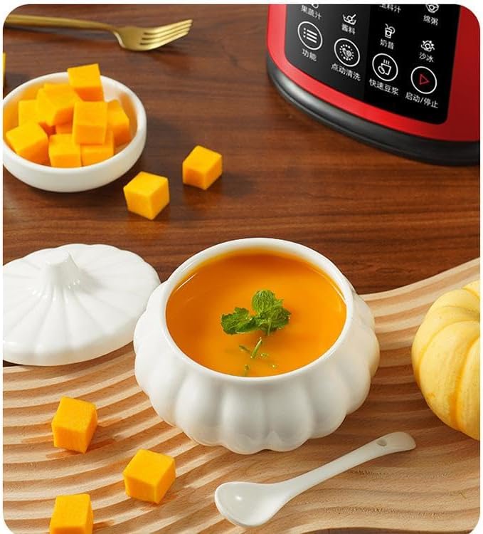 Universal full-automatic wall breaking soybean milk machine capacity 1.4L noble red rose gold dark gray triple safety protection