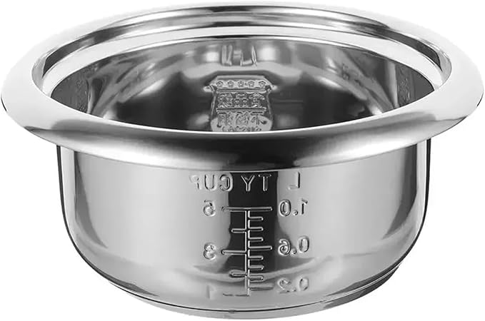 Compatible For 1pc Cooker Inner Pot Large Capacity Rice Stainless Steel Round Cake Baking Cooking 3L/2L(3L 500W)