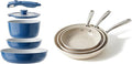 Redchef Ceramic Pots and Pans Set Non Stick Nonstick Kitchen Cookware Sets Non Toxic Pots and Pans Set Non Stick PFAS PFOA &amp PTFE Free Nonstick Frying Pans Set Ceramic Pan Skillet RV Cookwar