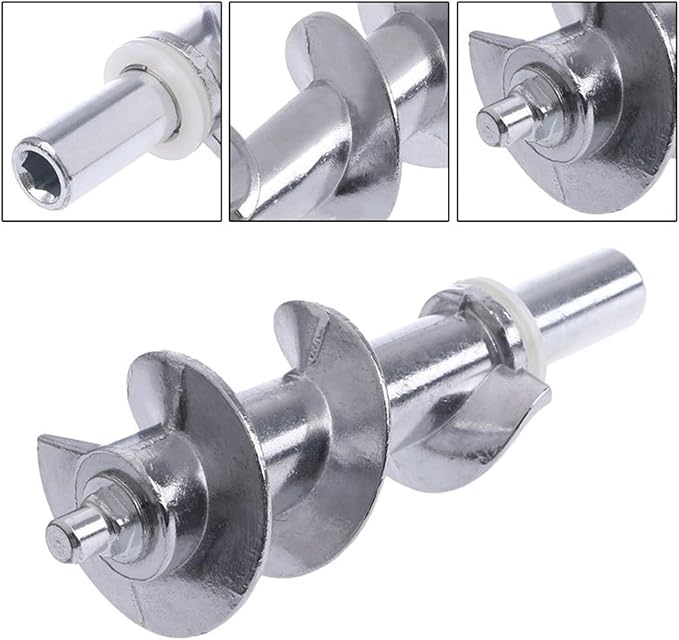 Meat Grinder Accessories 12cm Screw Rod Household Meat Grinder General Stainless Steel Meat Rod Screw Rod