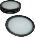 Ebros Gift Blue Sky Stars Artistic Seikai Porcelain Collection Dinnerware Serveware Kitchenware Set Asian Japanese Dining Restaurant Supply (Pack Of 5 Round Appetizer Salad Plates 6 D)