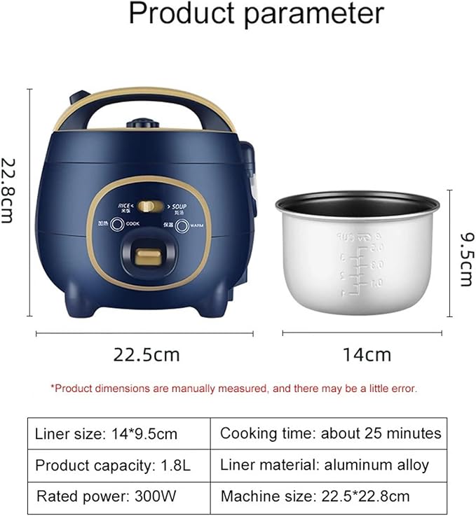GRFIT Household Electric Rice Cooker 1.8L Multifunction Mini Food Heating Steamer Intelligent Automatic Soup Meal Cooking Pot jinyi2016SHOP-1998