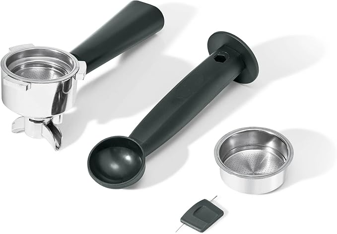 B Slim Espresso Maker by Drew Barrymoree with 20-Bar Pressure Touch-Activated Display and Steam Wand for Latte &amp Cappuccino (Rose)