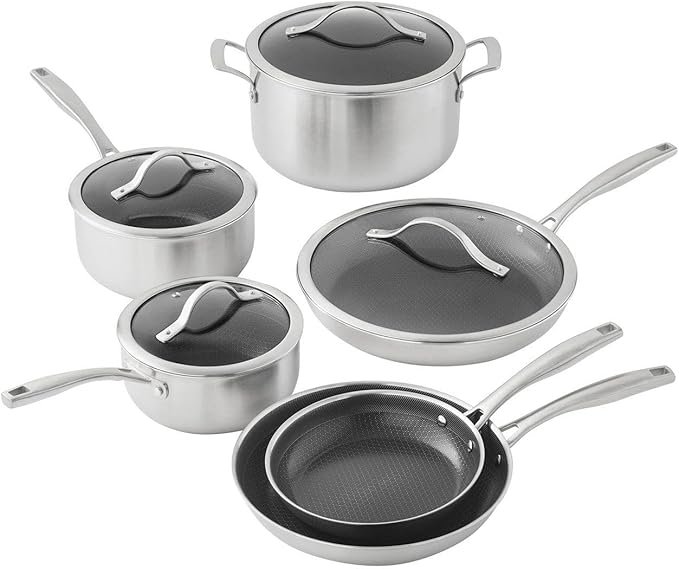 Member Marks 10-Piece Hybrid Ceramic Nonstick Cookware Set