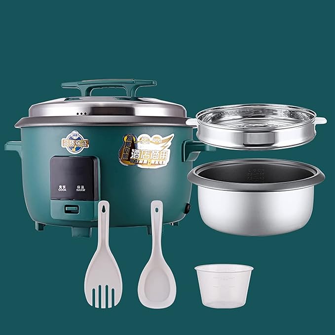 Rice Cooker with Steamer Large Capacity Canteen Hotel Commercial Hotel Home Old-Fashioned Insulated Rice Cooker for 8-70 People (36L) ()