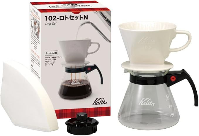 Kalita #35163 Coffee Drip Set 102-Roto Set N (For 2 to 4 People)