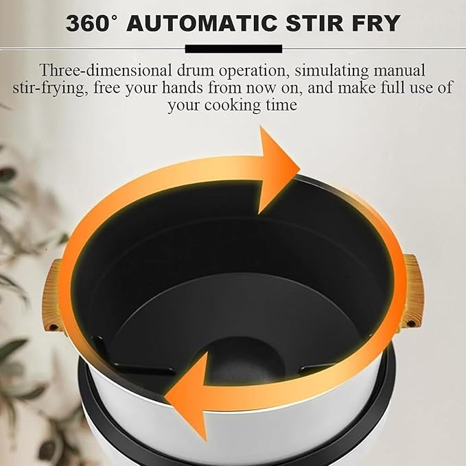 Electric Pot Automatic Food Processor Cooking Machine Commercial Rice Cooker Rice Cooking Robot Stir Fry Heat CookingTouch Screen Control