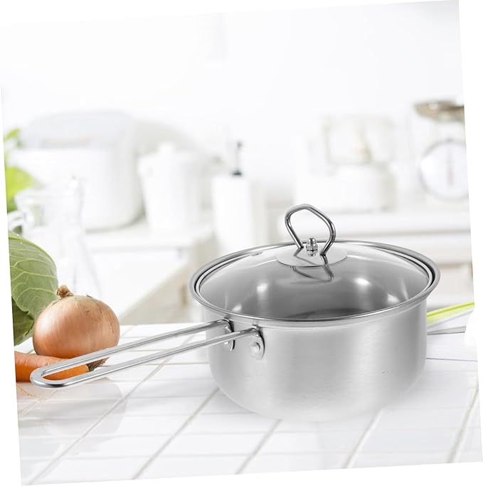 Zerodeko Stainless Steel Cookware Set Pots and Pans Set Soup Pot Frying Pan Saucepan Kitchen Cooking Utensils