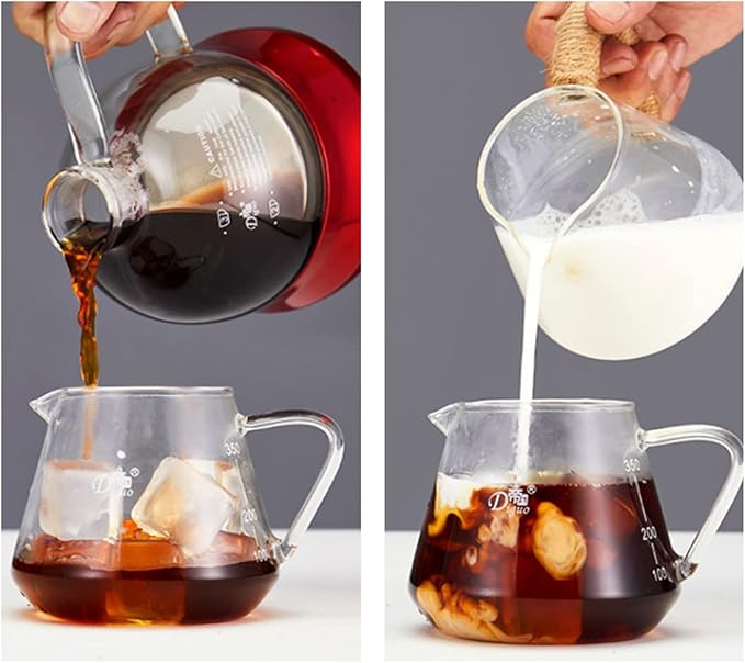 Electric Coffee Maker Pot Coffee Machine Glass Brewed Coffee Pot Household Manual Knob Controllable Temperature Teapot European Style