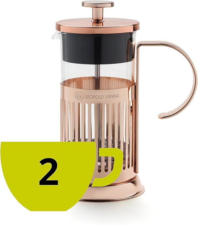 Leopold Vienna LV01529 Copper Coffee Maker 350ml Steel